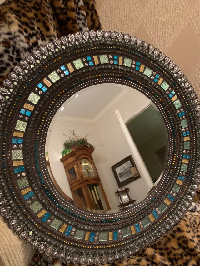 Blue and Gold Mirror (LD-45)