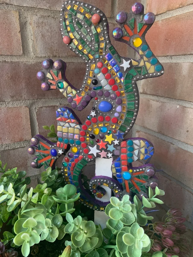 Lizard Garden Stake