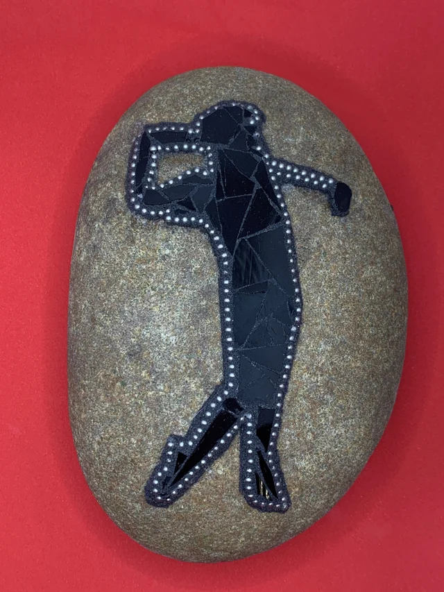 Male Golfer Rock (LD-11)