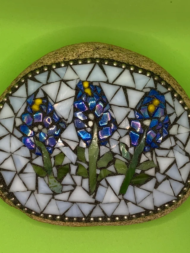 Texas Bluebonnet Garden Rock (LD-51)