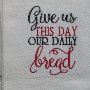 Embroidered Flour Sack Towels