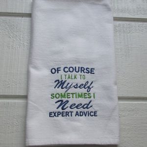 Embroidered Flour Sack Towels