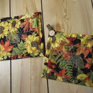 Sunflowers potholders