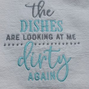 Embroidered Flour Sack Towels