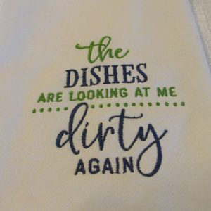 Embroidered Flour Sack Towels