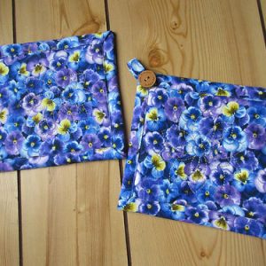 Pansy potholders