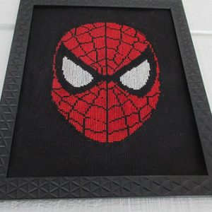 cross stitch spider man