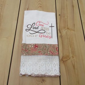 Come Lord Jesus  tea towel