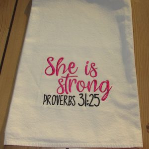 She is strong four Sack Towel