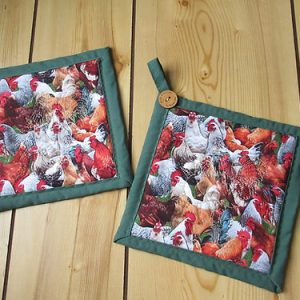 Rooster potholders