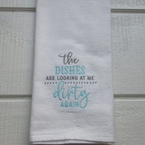 Embroidered Flour Sack Towels