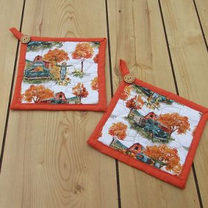 Scarecrow potholders