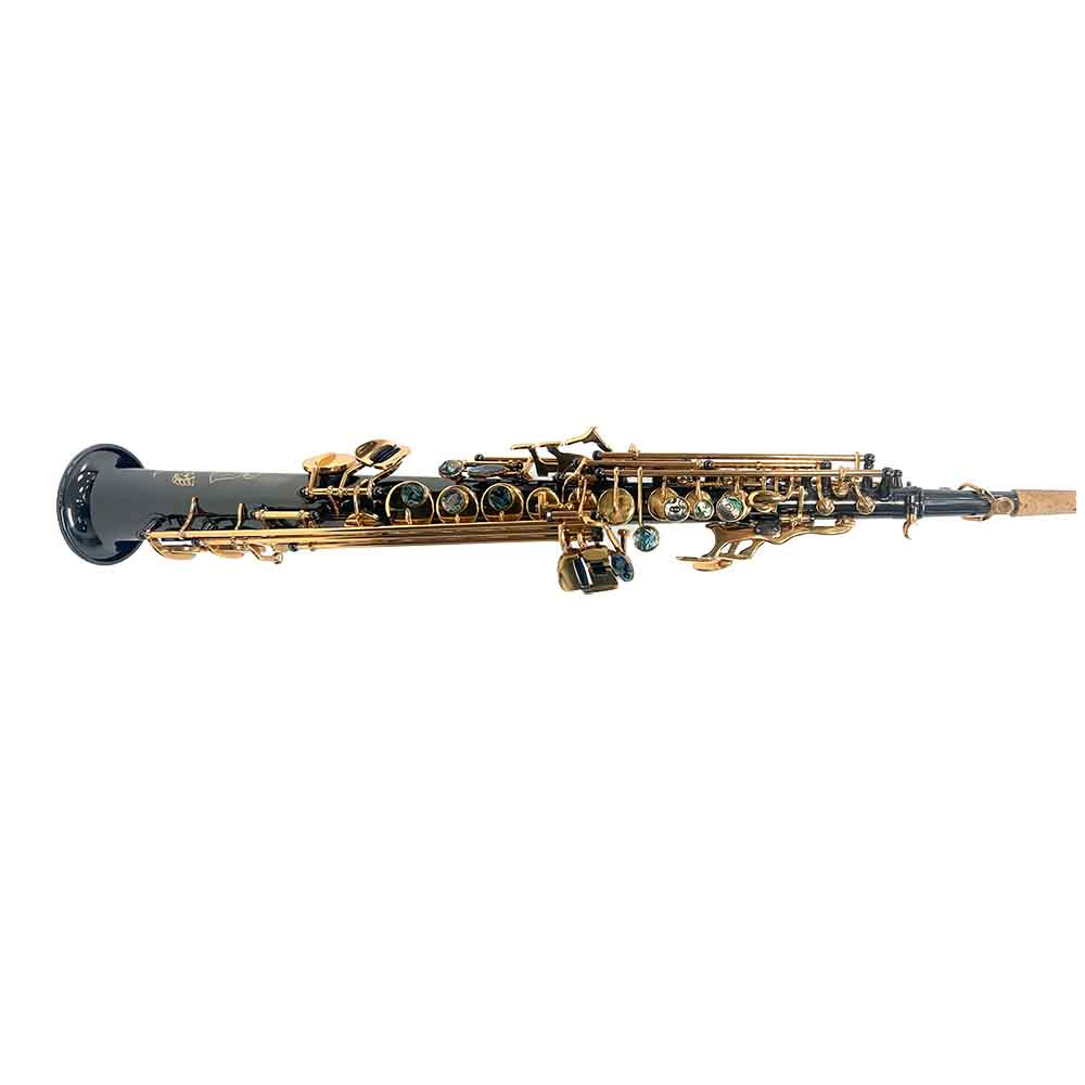 NorCal Straight neck Soprano Sax black & gold key